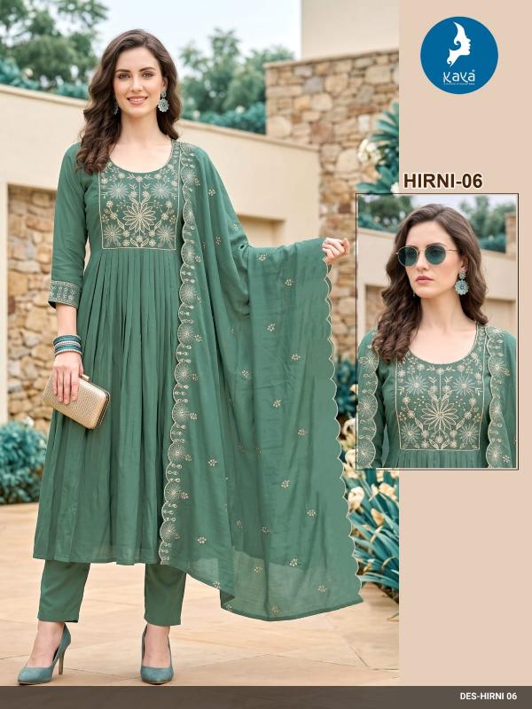 Kaya hirni anarkali 3pcs kurtis wholesale